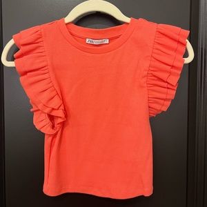 Ruffle Sleeve Zara Top!
